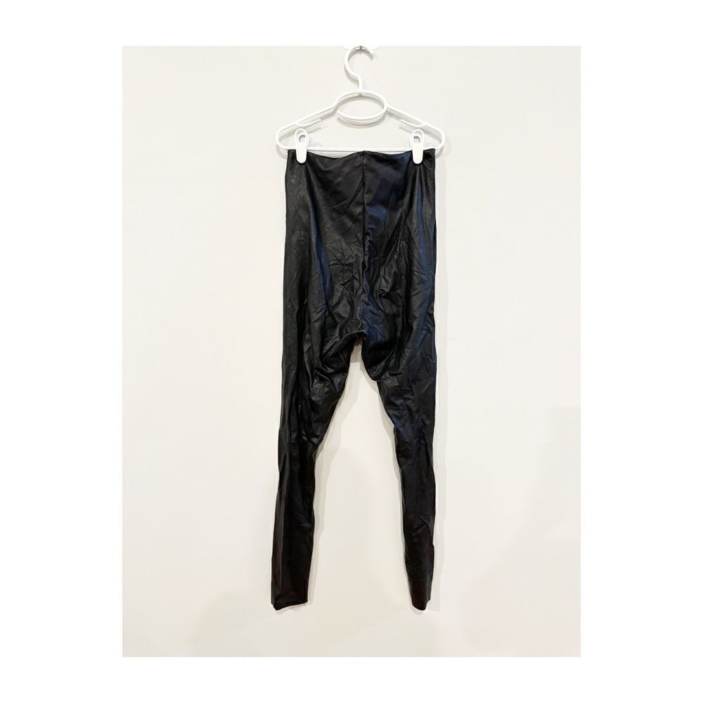 Commando Perfect Control Faux Leather Leggings Bl… - image 2